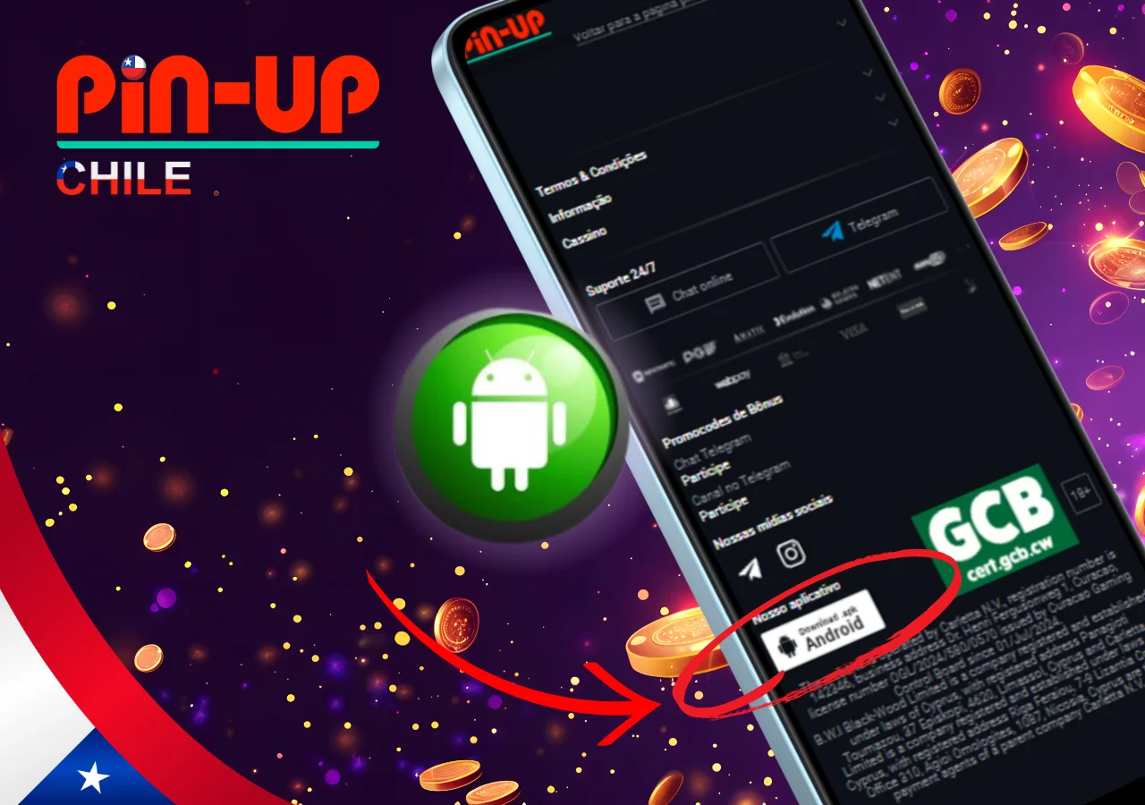 Aplicación Pin-Up Chile optimizada para dispositivos Android
